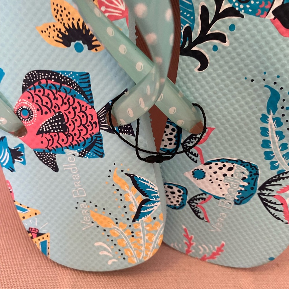 Vera Bradley Flip Flops Antilles Treasure